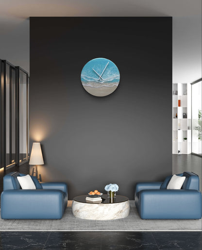 Unique Handmade Resin Wall Clock – 16 Inches/40.5cm