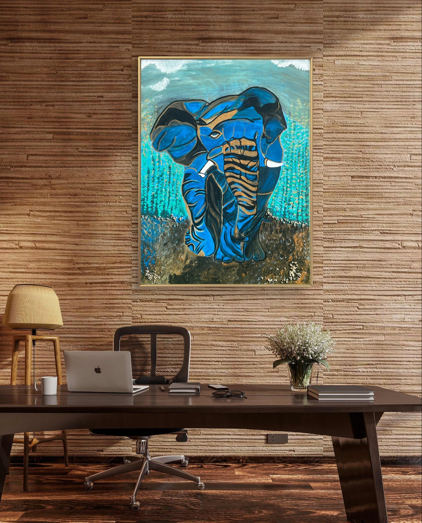 Majestic Power Original - Hand-Painted Artwork for Harmony & Prosperity