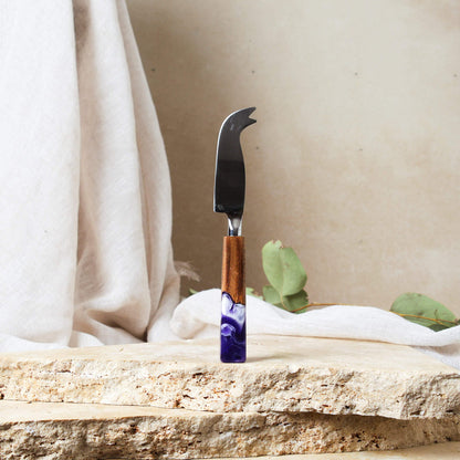 Purple Resin Handmade Cheese Knife