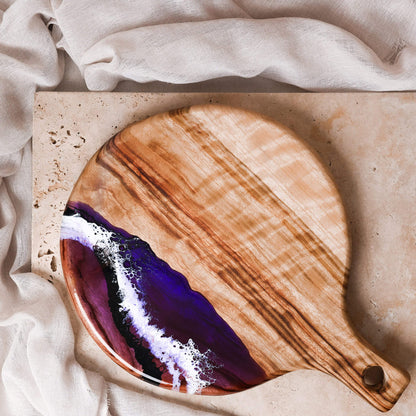 Purple Pizza Handmade Serving Board