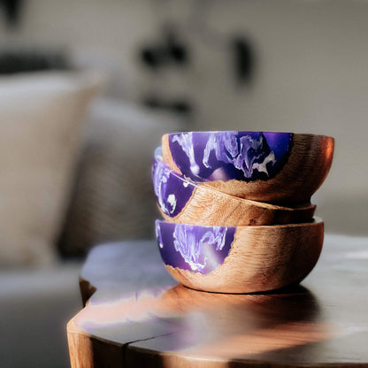 Purple Handmade Small Bowl