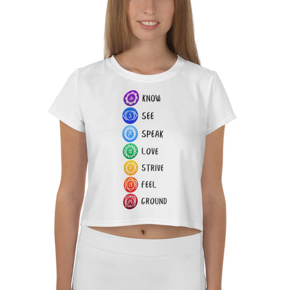 Chakra Limited Edition Yoga & Casual Wear Crop Top