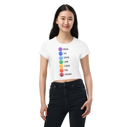 Chakra Limited Edition Yoga & Casual Wear Crop Top