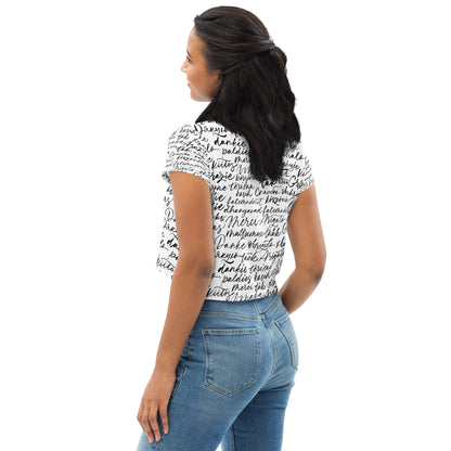 Fancy Teen Limited Edition Casual Wear Crop Top