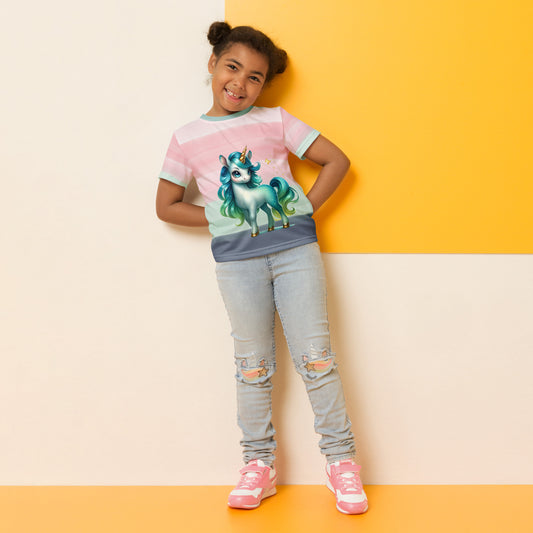 Unicorn High-Quality Kids T-Shirt - Ultimate Comfort & Fun Activities