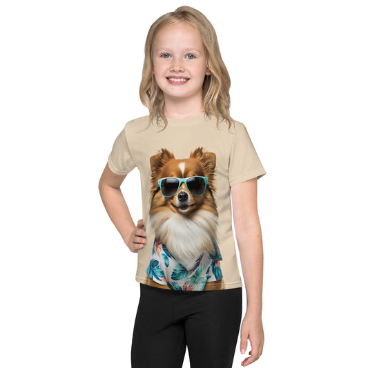 Paw and Sunnies Crew Neck T-Shirt