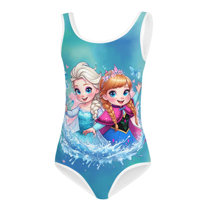 Frozen Theme Poolside & Beach Fun Swimsuit