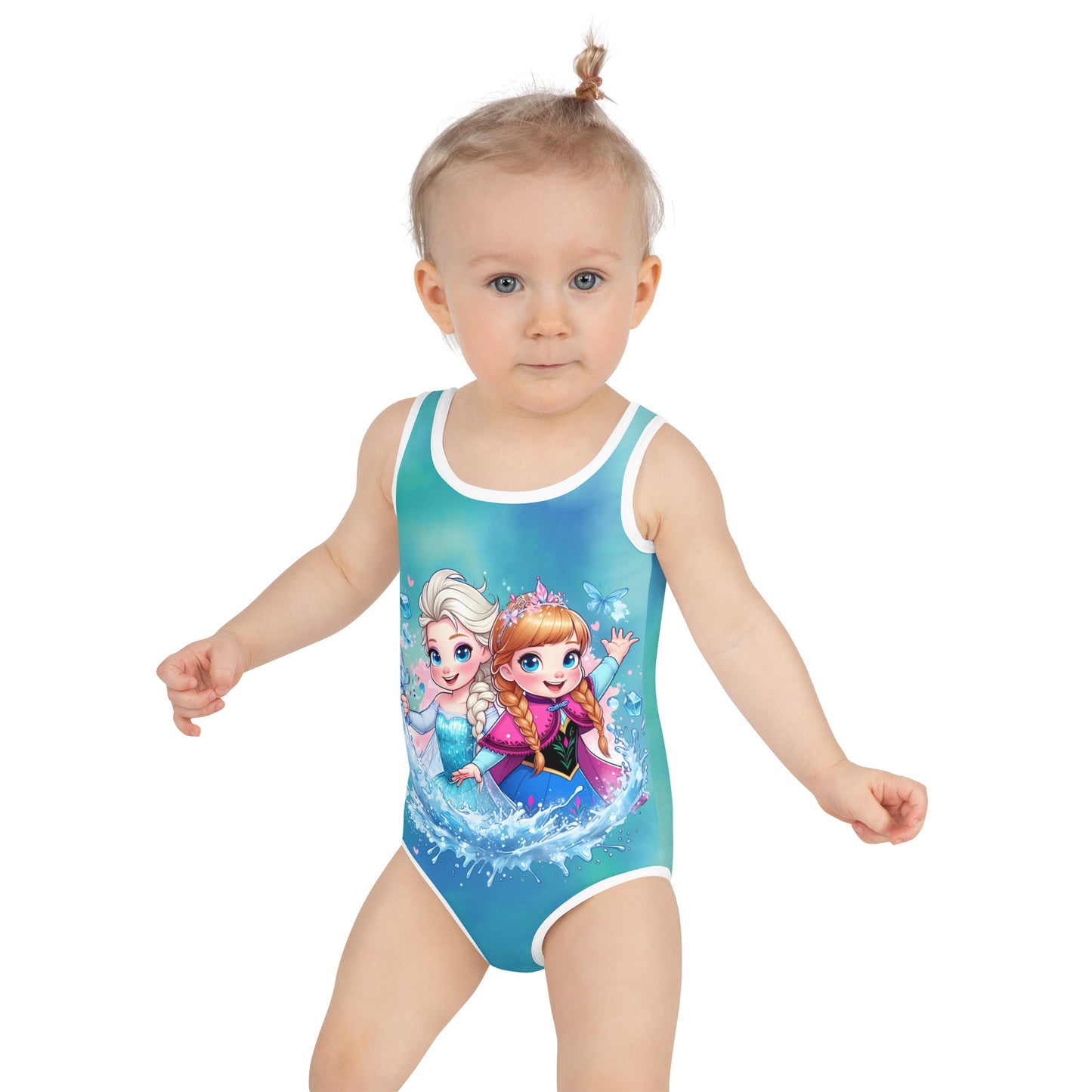 Frozen Theme Poolside & Beach Fun Swimsuit