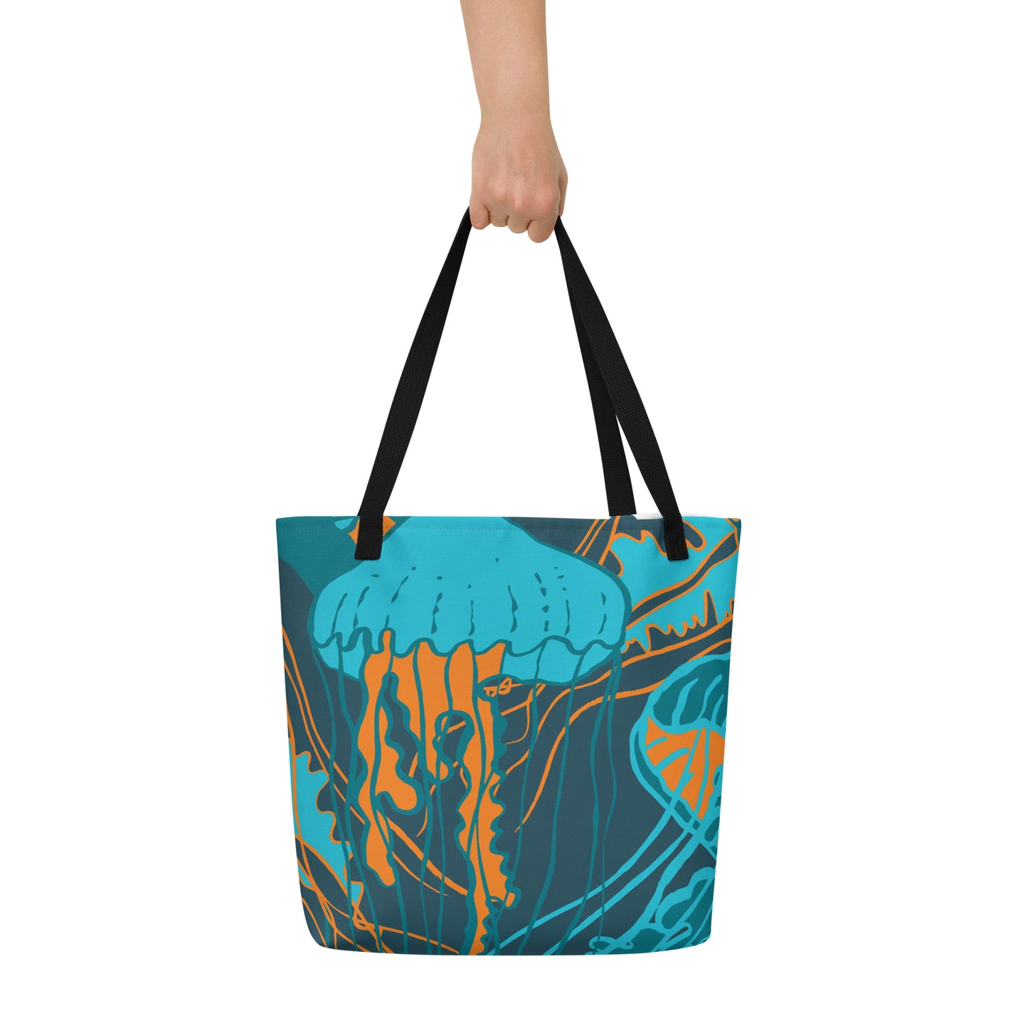 Ocean Colorful Tote Bag – Stylish, Versatile, and Eco-Friendly Carryall