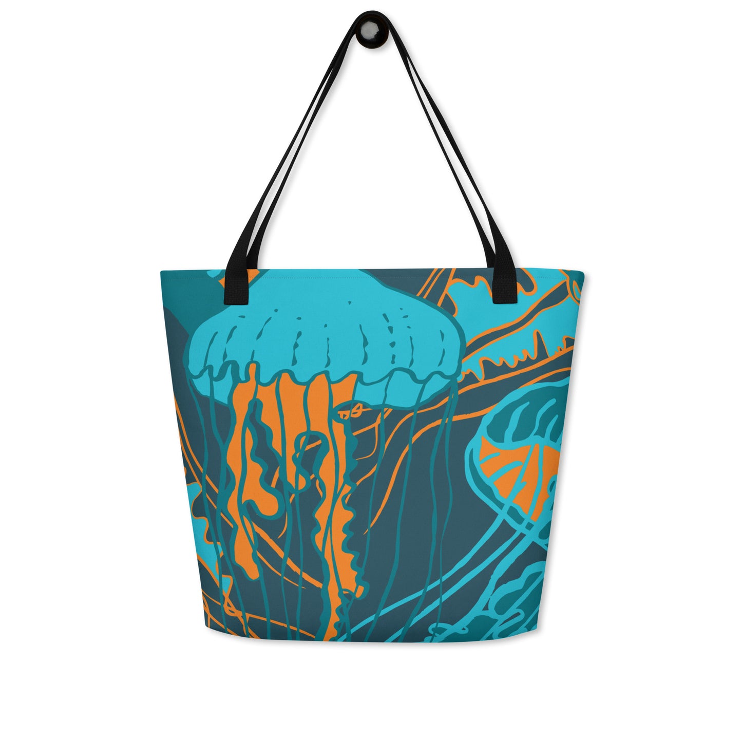 Ocean Colorful Tote Bag – Stylish, Versatile, and Eco-Friendly Carryall