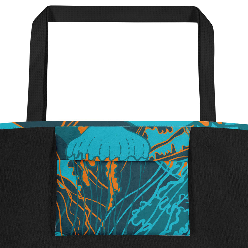 Ocean Colorful Tote Bag – Stylish, Versatile, and Eco-Friendly Carryall