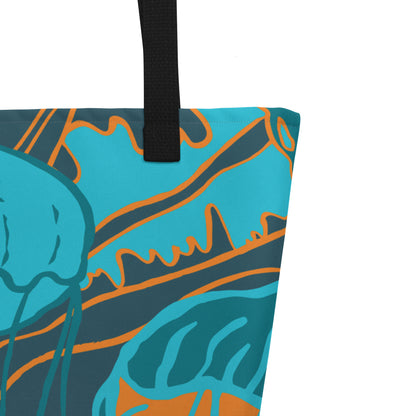 Ocean Colorful Tote Bag – Stylish, Versatile, and Eco-Friendly Carryall