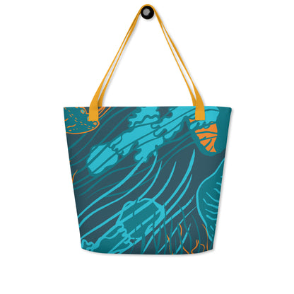 Ocean Colorful Tote Bag – Stylish, Versatile, and Eco-Friendly Carryall