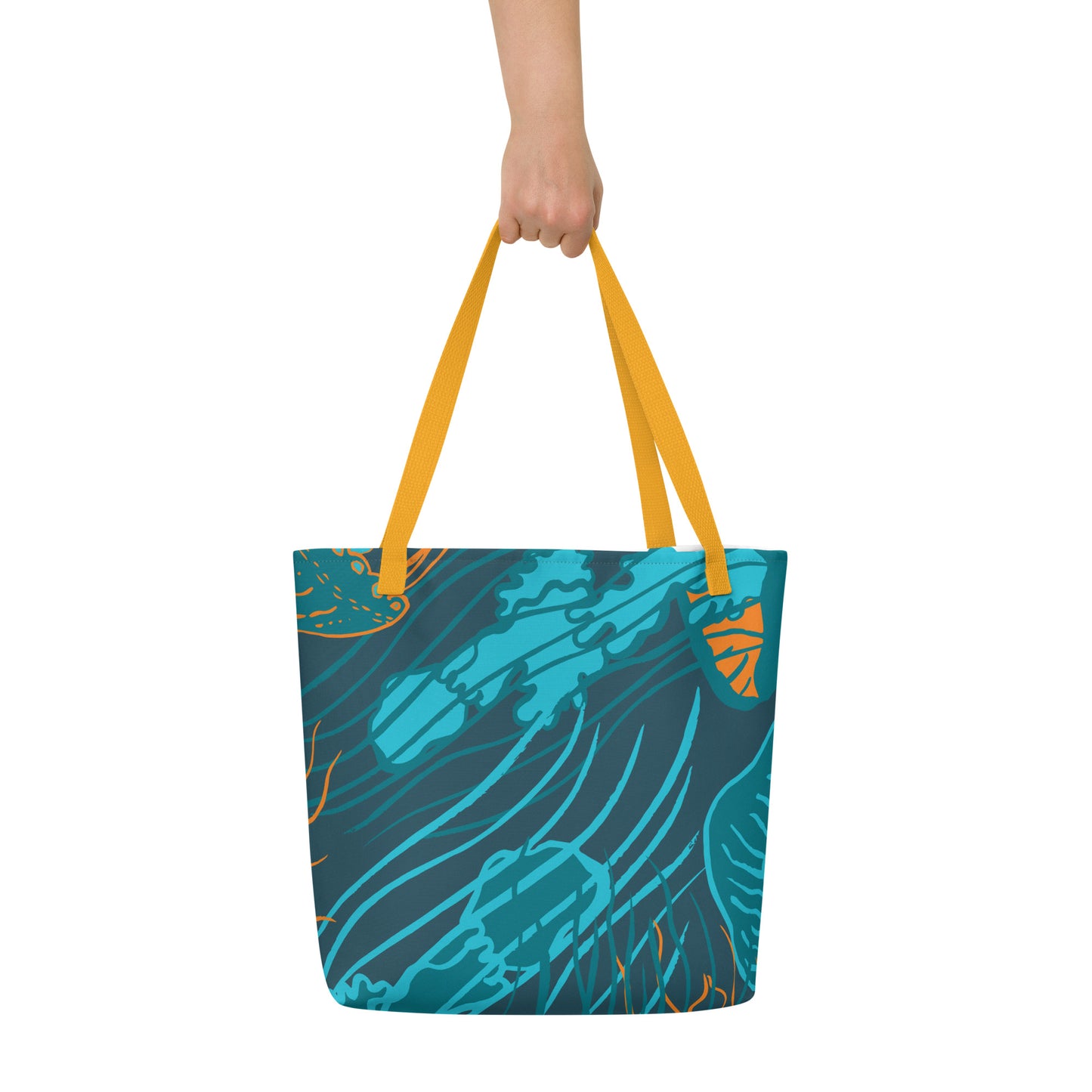 Ocean Colorful Tote Bag – Stylish, Versatile, and Eco-Friendly Carryall