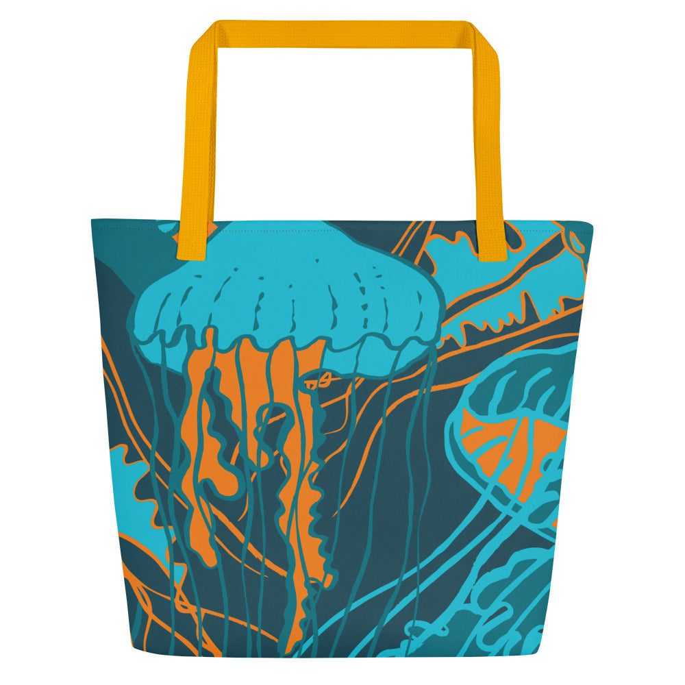 Ocean Colorful Tote Bag – Stylish, Versatile, and Eco-Friendly Carryall