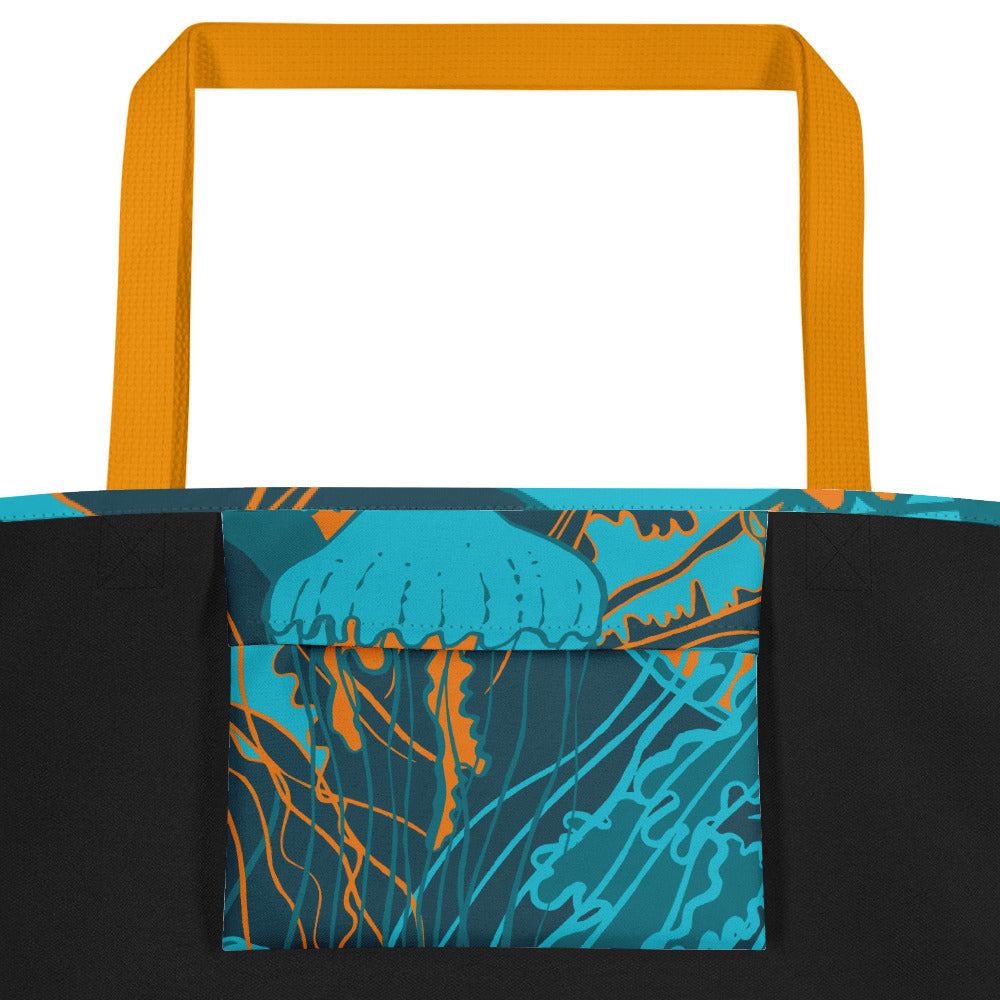 Ocean Colorful Tote Bag – Stylish, Versatile, and Eco-Friendly Carryall