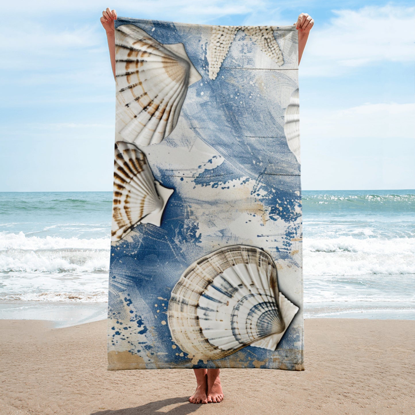 Vibrant Unique Design Beach Towel – Super Soft & Cozy Bath, Holiday Towel