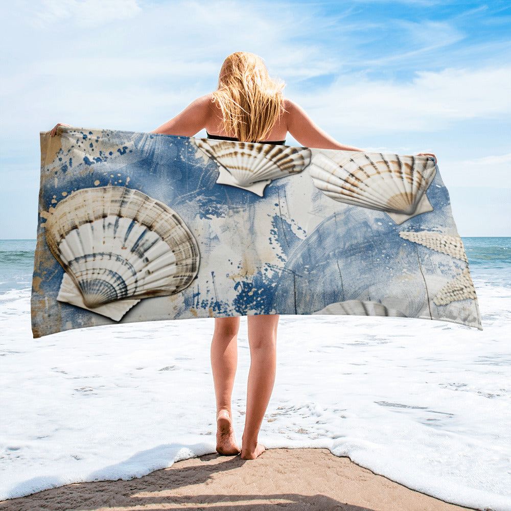 Vibrant Unique Design Beach Towel – Super Soft & Cozy Bath, Holiday Towel