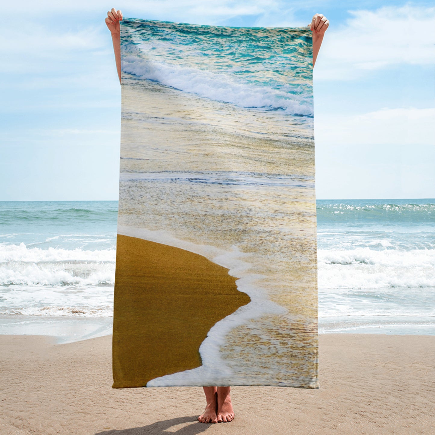 Ocean Vibrant Unique Design Beach Towel – Super Soft & Cozy Bath, Holiday Towel