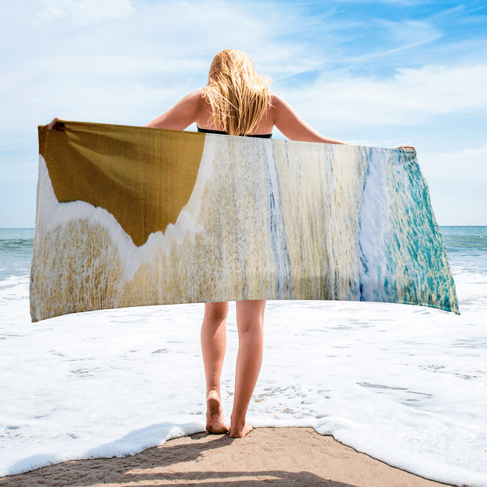 Ocean Vibrant Unique Design Beach Towel – Super Soft & Cozy Bath, Holiday Towel