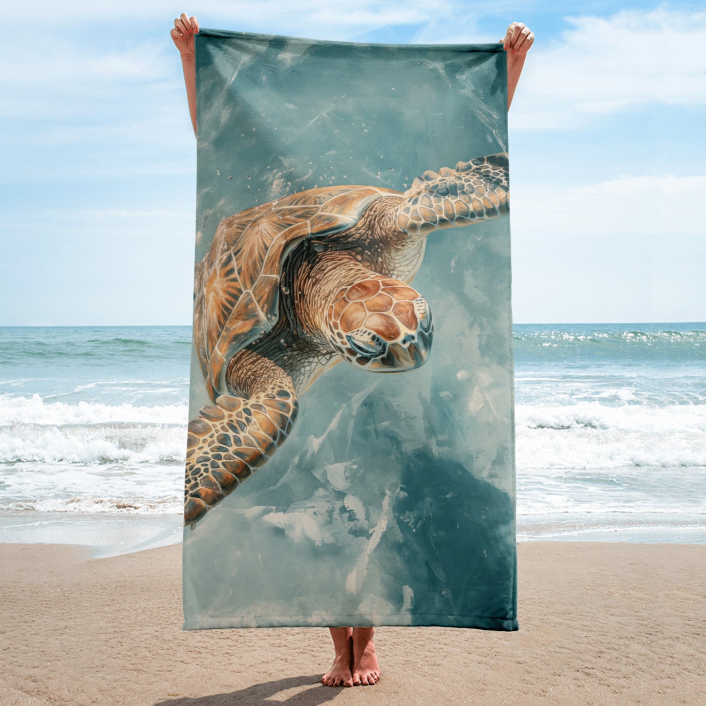 Turtle the See Super Soft & Cozy Bath, Holiday Towel