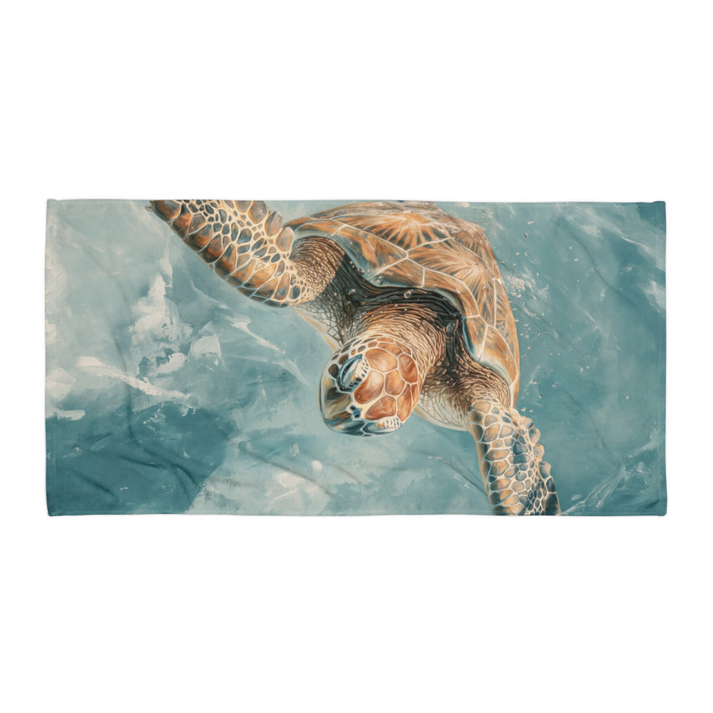 Turtle the See Super Soft & Cozy Bath, Holiday Towel